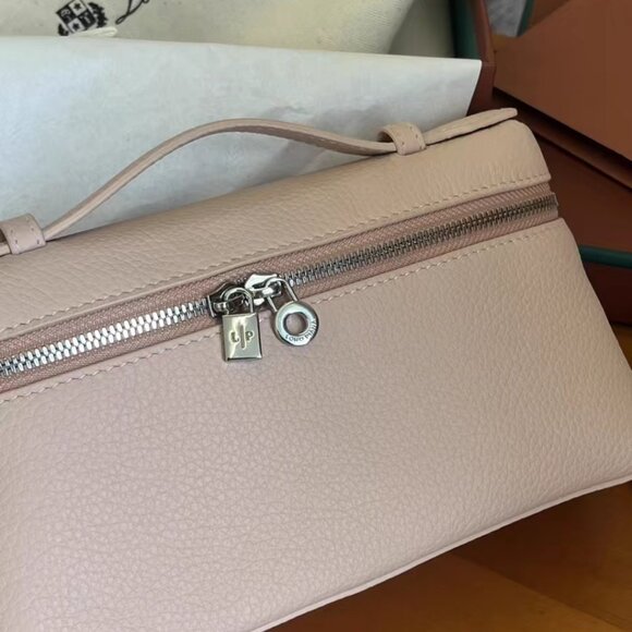 Loro Piana Pink Leather Handbag - Picture 2 of 7